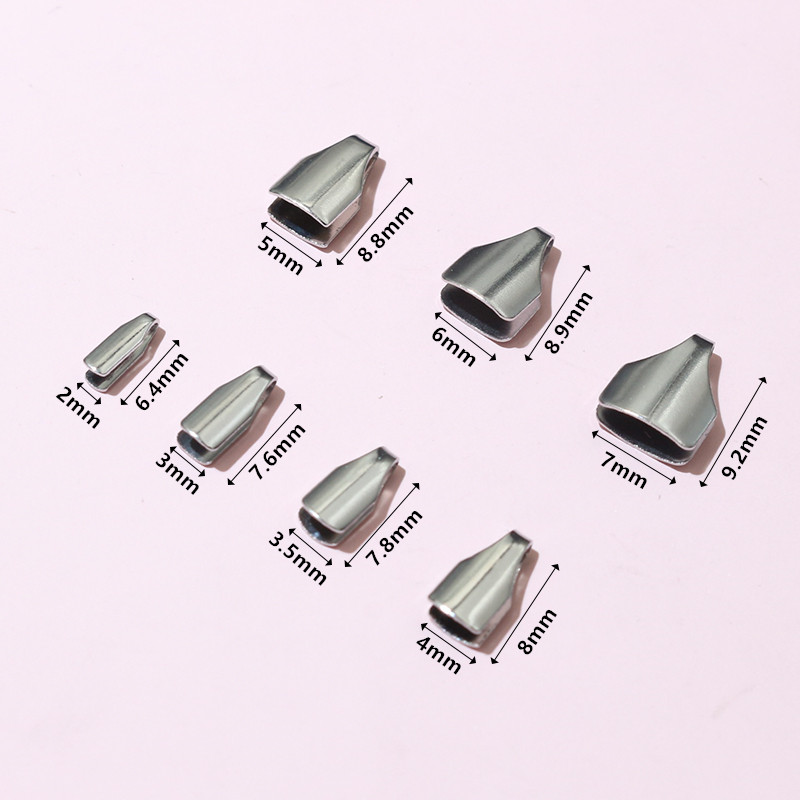 100pcs Stainless Steel 2-7mm F - Snapback Hat Flat recensione e prezzo