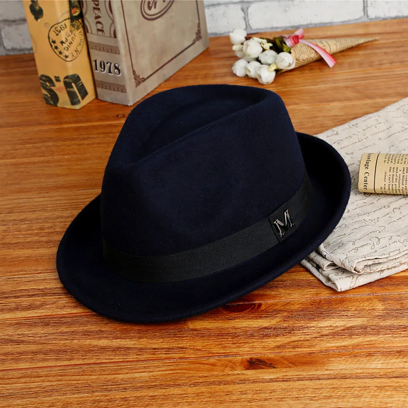 2025 Men Winter Thick Warm Fel - Fedora Hat Wool recensione e prezzo