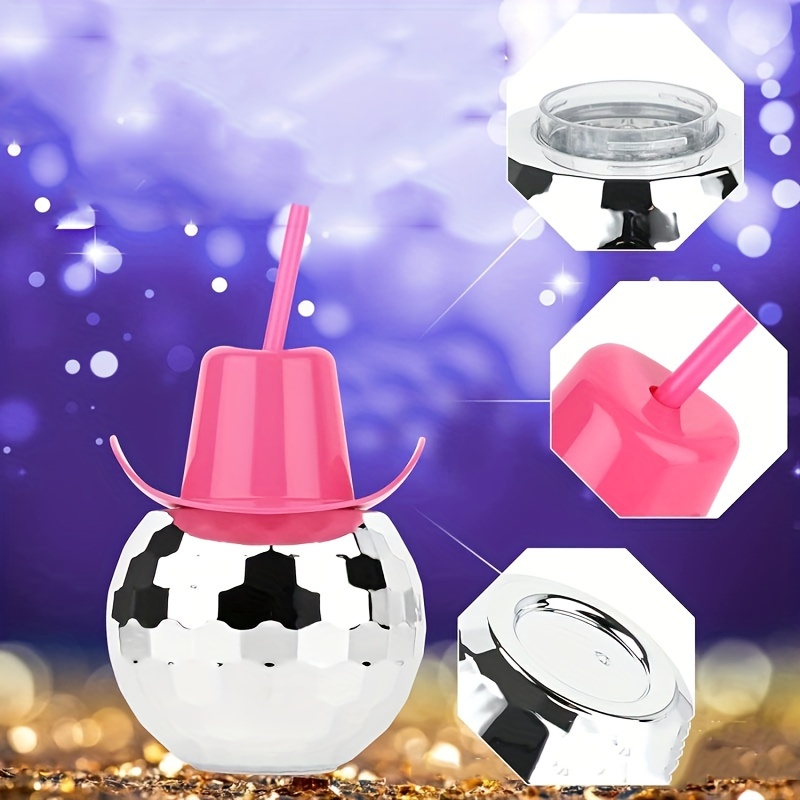 Disco Ball Cowboy Hat Tumbler  - Cowboy Hat Straw recensione e prezzo
