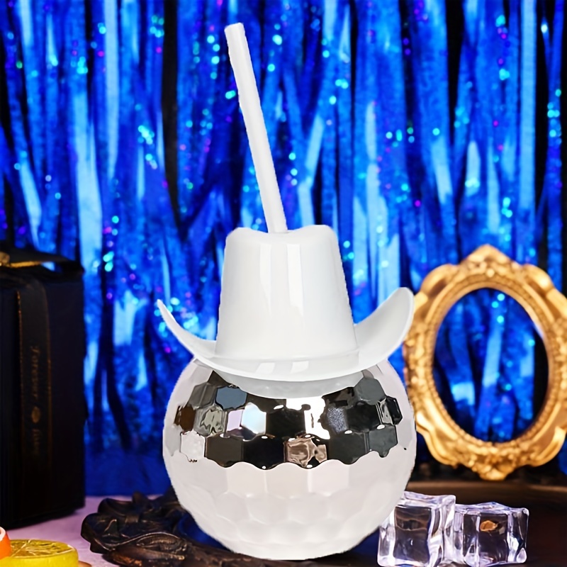 Disco Ball Cowboy Hat Tumbler  - Cowboy Hat Straw recensione e prezzo
