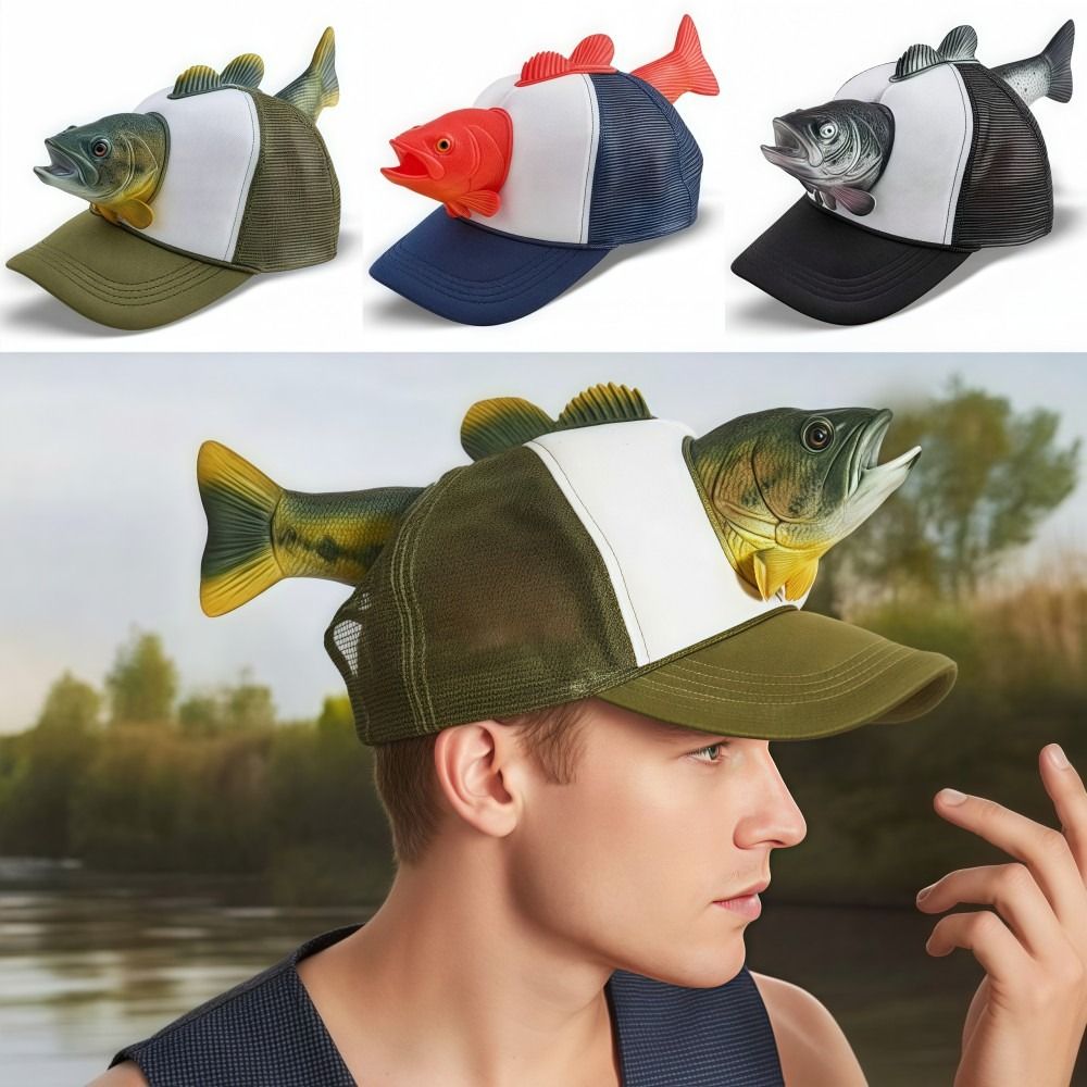 Funny 3D Fish Animal Trucker H - Trucker Cap Mesh recensione e prezzo