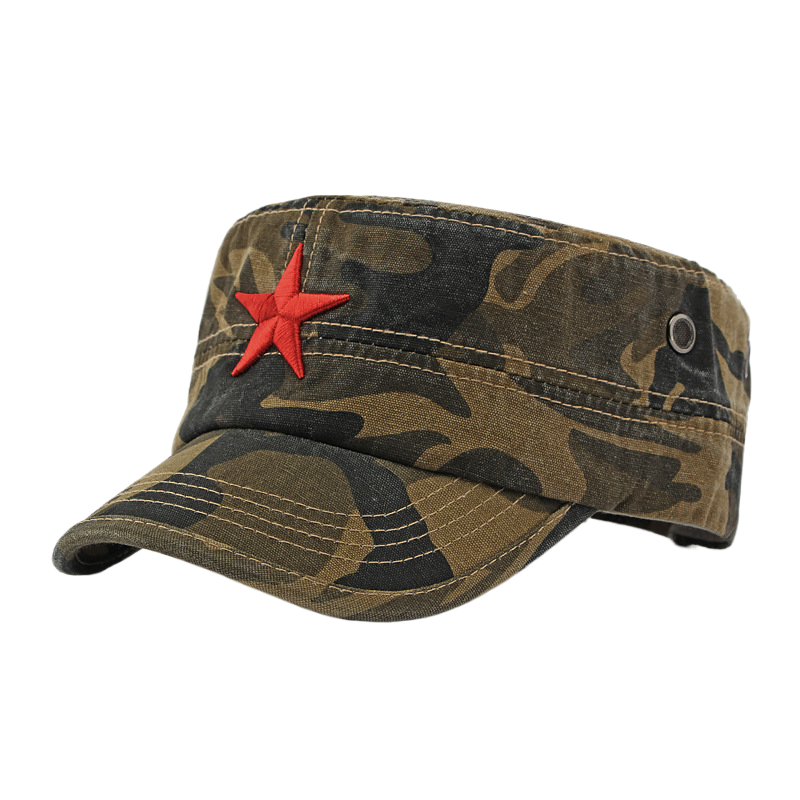 Men's Camouflage Flat Top Base - Dad Hat Cotton recensione e prezzo