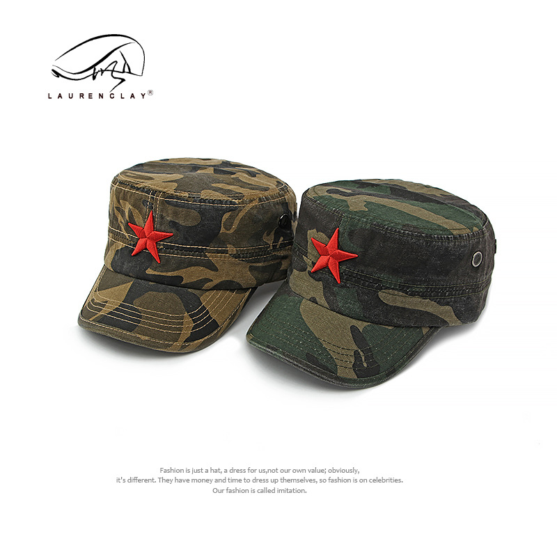 Men's Camouflage Flat Top Base - Dad Hat Cotton recensione e prezzo
