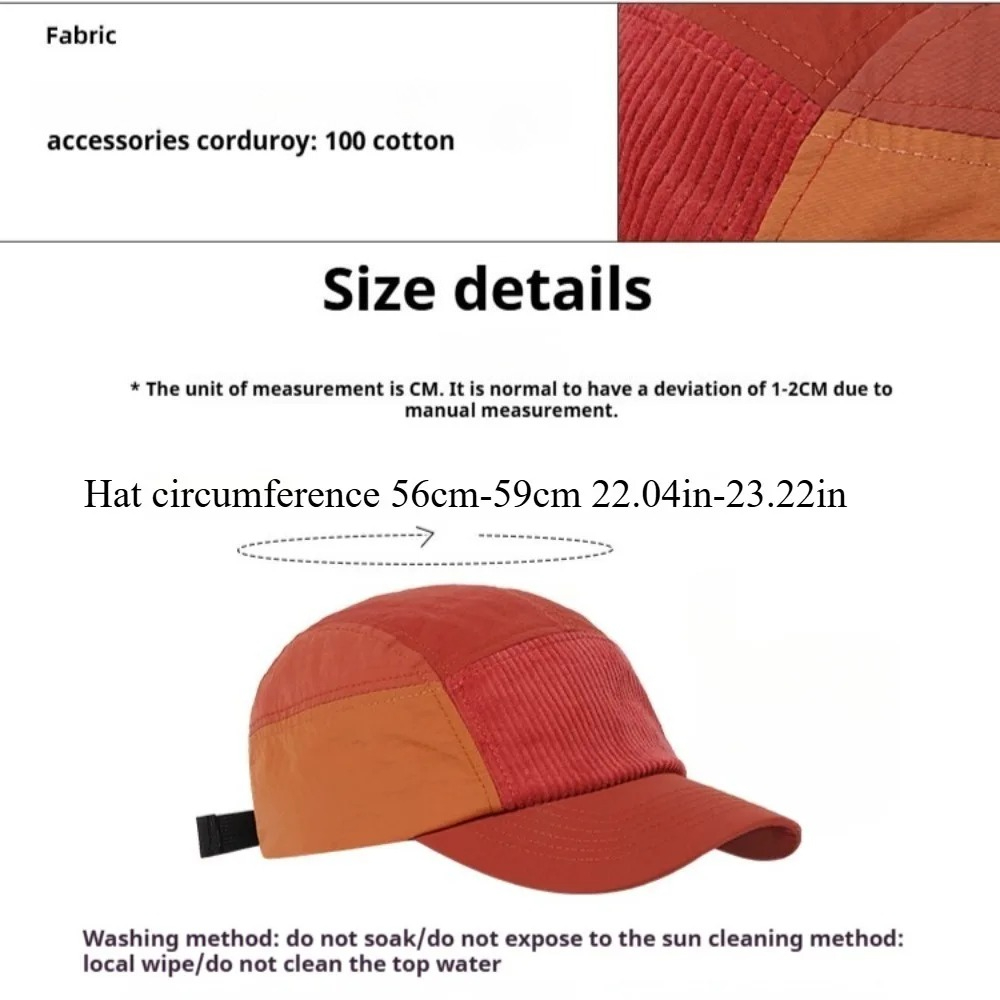 5 Panel Street Style Workwear  - Corduroy Cap 5 Panel recensione e prezzo