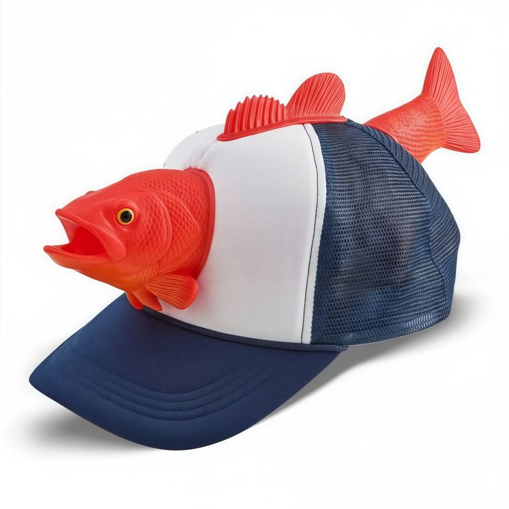 Funny 3D Fish Animal Trucker H - Trucker Cap Mesh recensione e prezzo