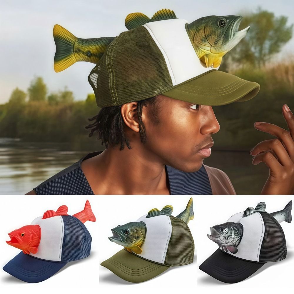 Funny 3D Fish Animal Trucker H - Trucker Cap Mesh recensione e prezzo