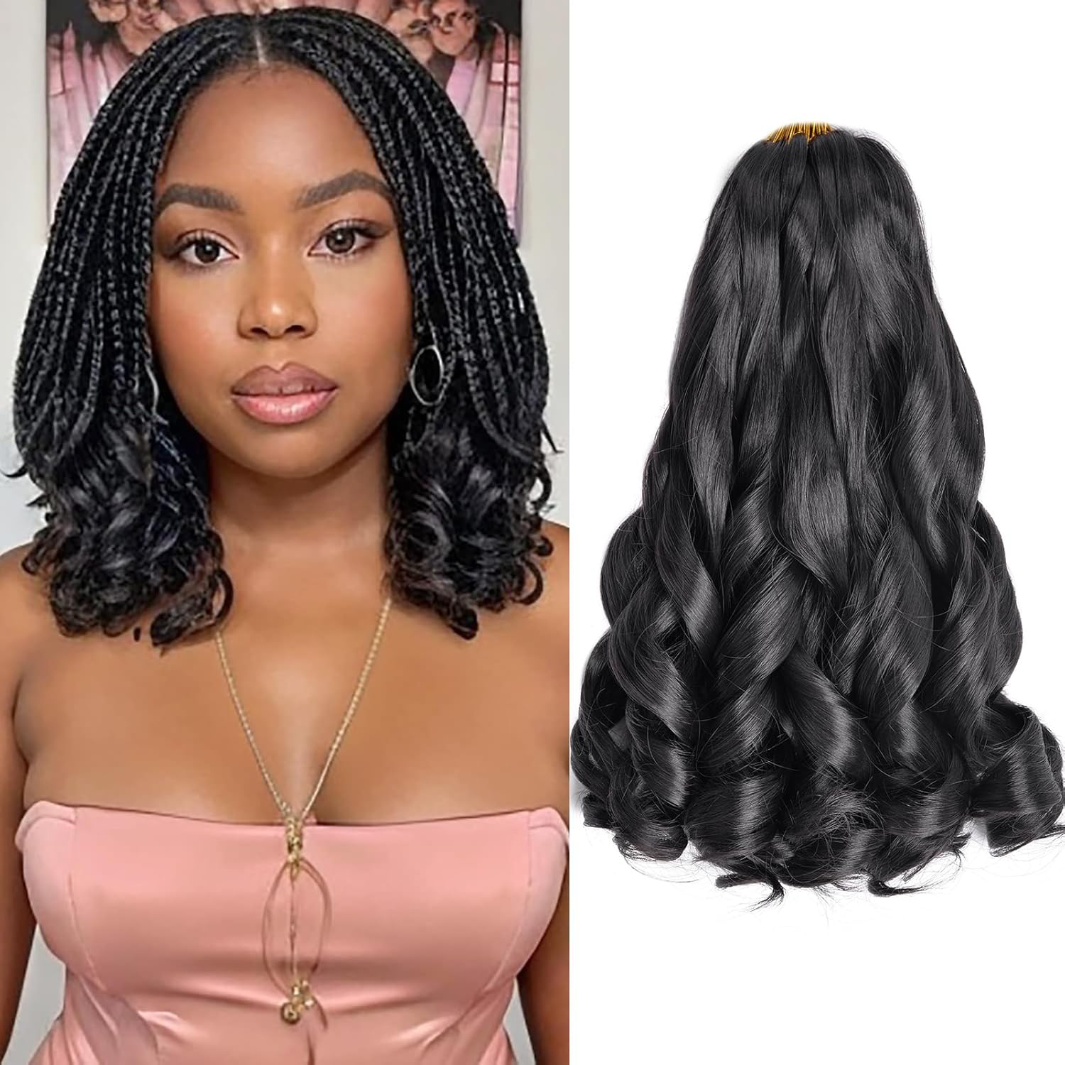 French Curly Braiding Hair 12/ - Beret French Wool recensione e prezzo