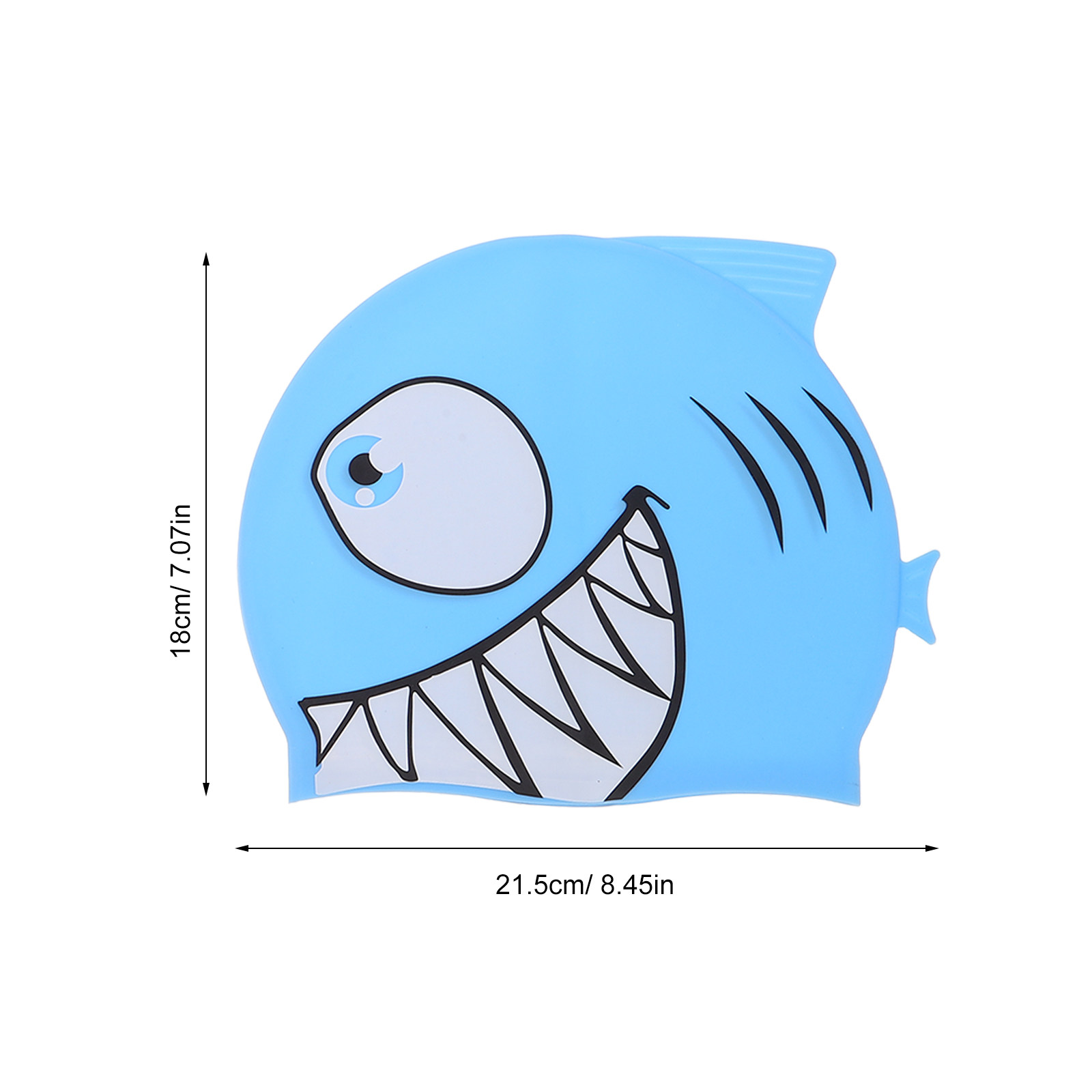 2Pcs Kids Fish Pattern Silicon - Swim Hat Silicone recensione e prezzo