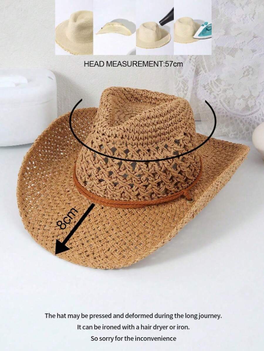 Bohemian Hollow Straw Hat Summ - Cowboy Hat Straw recensione e prezzo