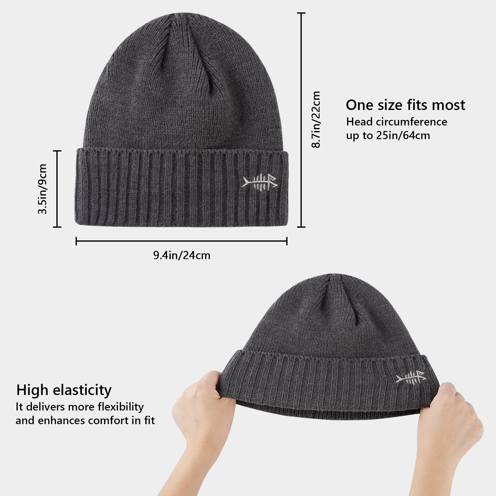 BASSDASH Winter Beanie Hats wi - Beanie Cuffed Knit recensione e prezzo