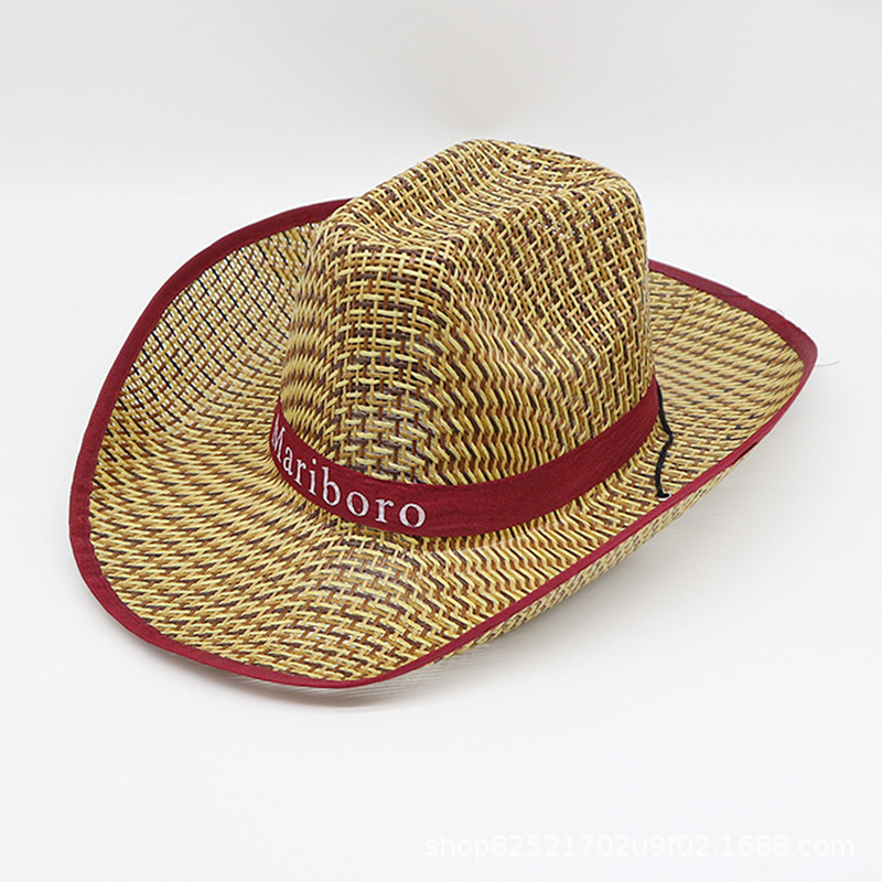 Men Retro Western Cowboy Summe - Cowboy Hat Straw recensione e prezzo