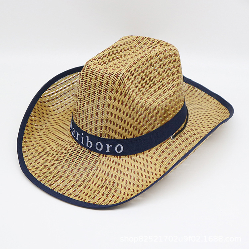 Men Retro Western Cowboy Summe - Cowboy Hat Straw recensione e prezzo