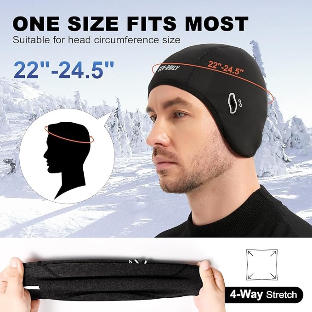 Winter Skull Cap Helmet Liner, - Skull Cap Helmet Liner recensione e prezzo