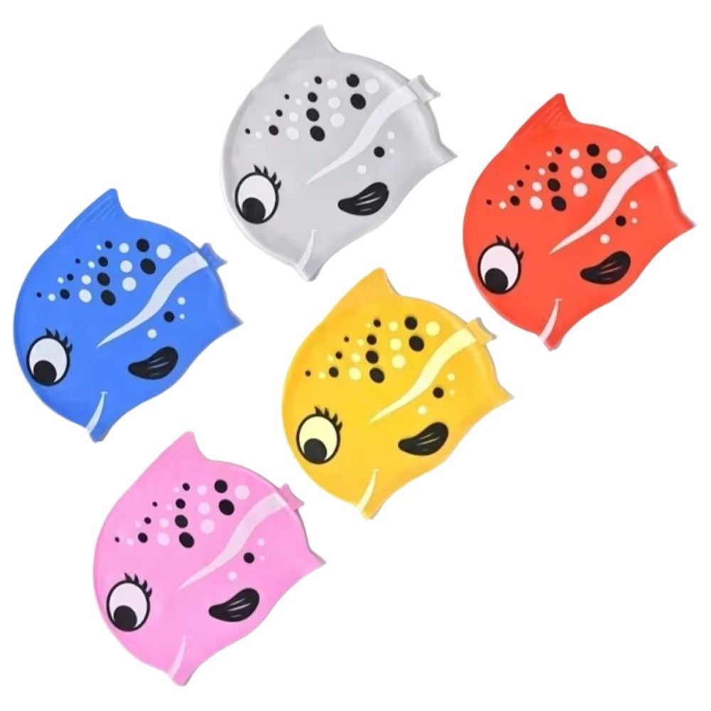 Cute Elastic Children's Swimmi - Swim Hat Silicone recensione e prezzo