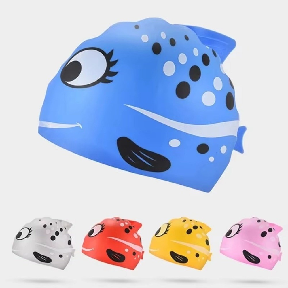 Cute Elastic Children's Swimmi - Swim Hat Silicone recensione e prezzo
