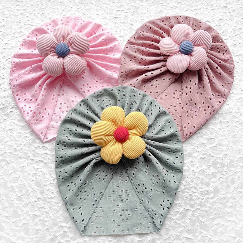 3D Flower Baby Turban Cap Summ - Dad Hat Cotton recensione e prezzo