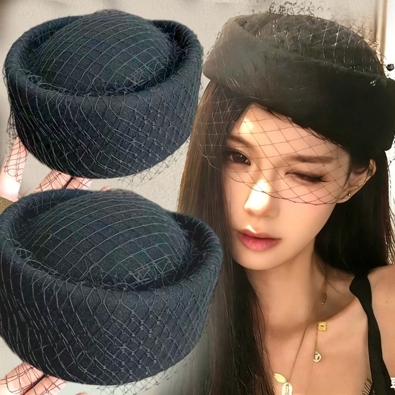 Fashion Mesh Flat Top Beret Ha - Beret French Wool recensione e prezzo