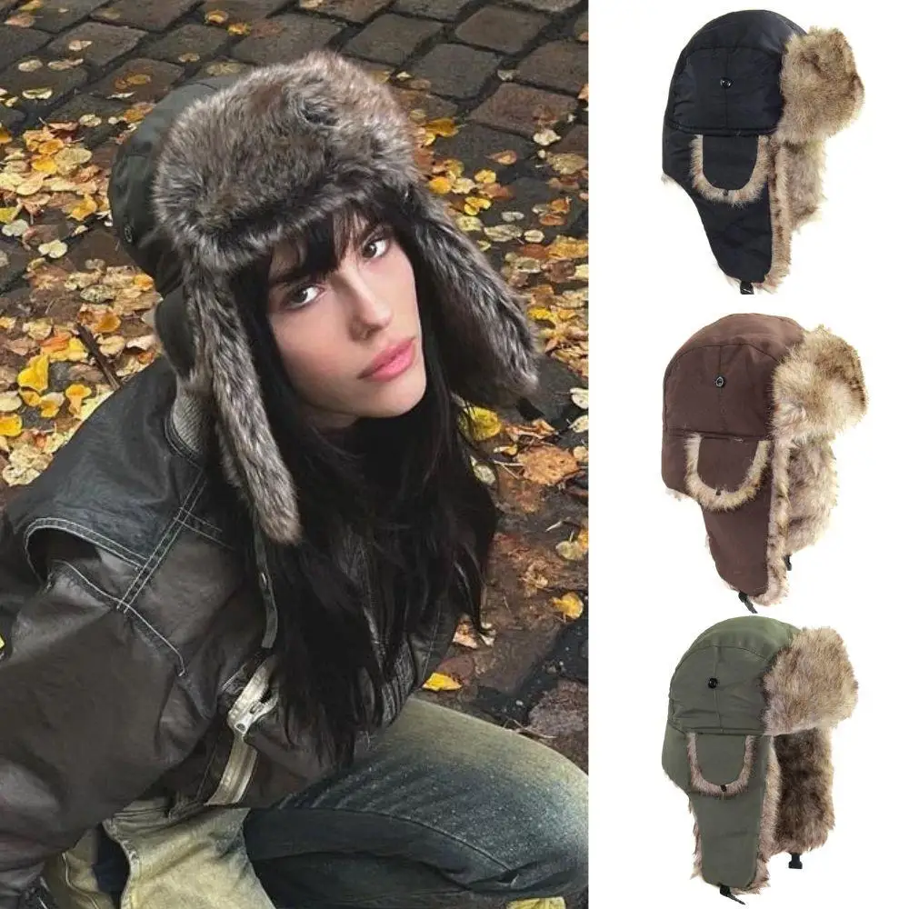 1PC Winter Trapper Aviator Tro - Trapper Hat Ear Flap recensione e prezzo