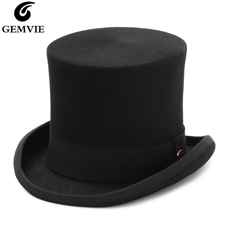 GEMVIE 17cm 100% Wool Felt Top - Fedora Hat Wool recensione e prezzo