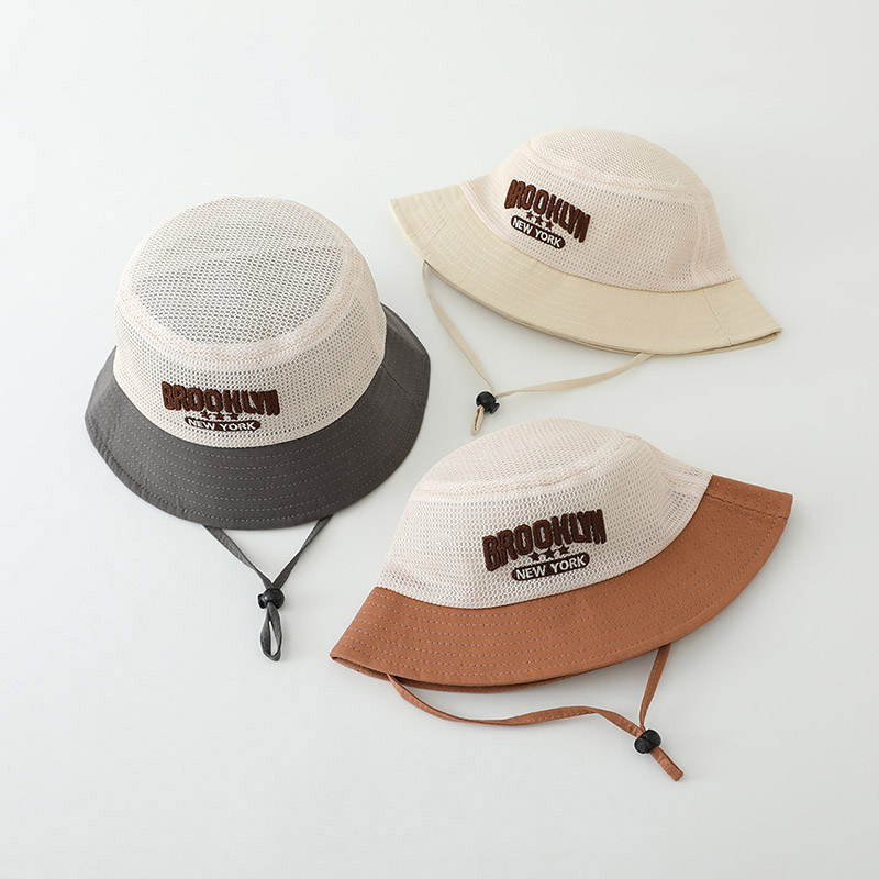 Letter Embroidered Baby Sun Ha - Bucket Hat Cotton recensione e prezzo