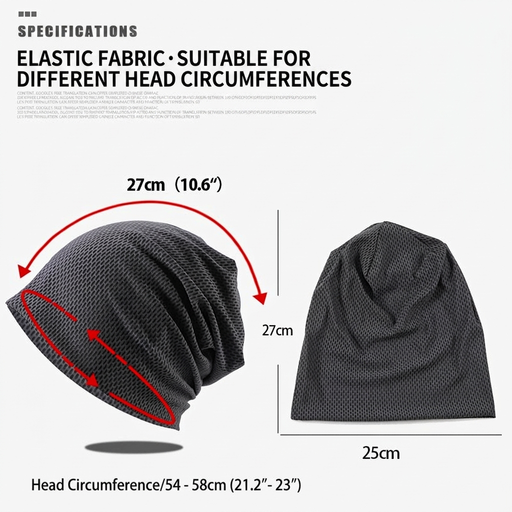 Breathable Mesh Running Beanie - Skull Cap Helmet Liner recensione e prezzo