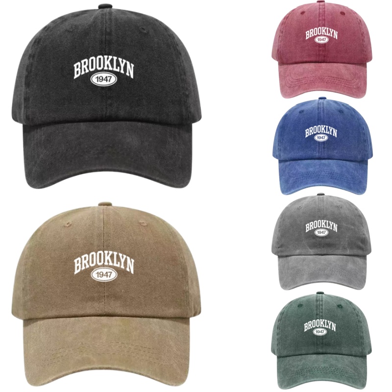 Brooklyn 1947 Printed Washed C - Golf Cap Dad recensione e prezzo
