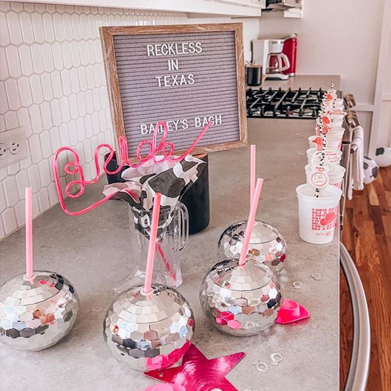 Disco Ball Cups Cowboy hat Dis - Cowboy Hat Straw recensione e prezzo
