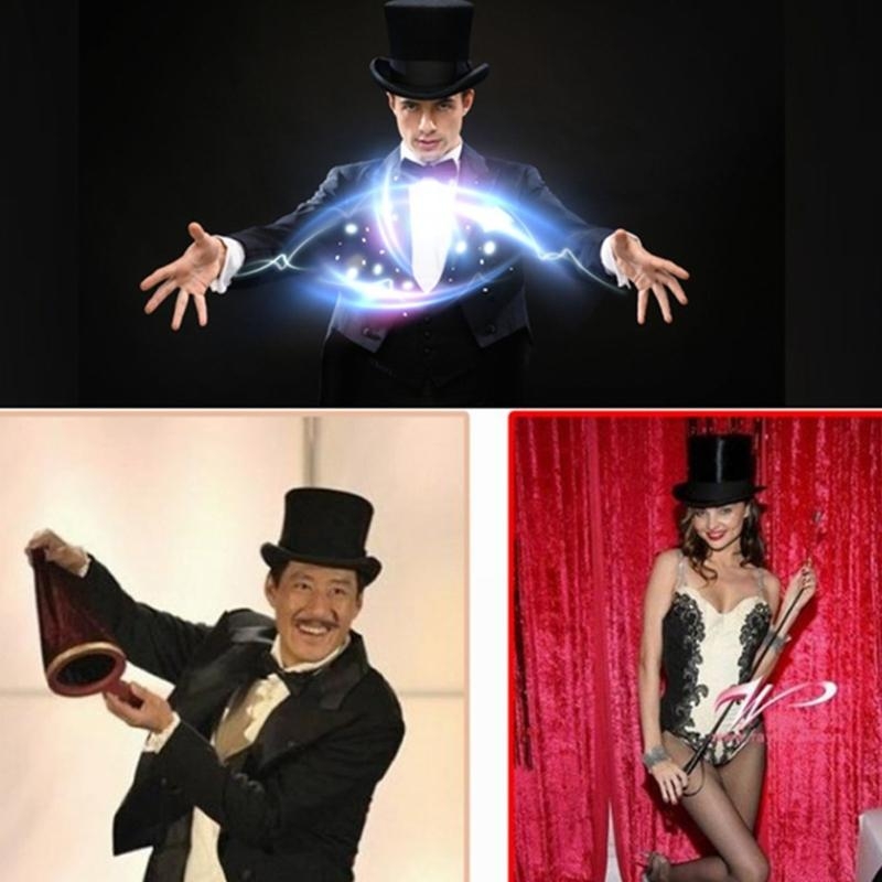 Retro Top Hat Magician Costume - Fedora Hat Wool recensione e prezzo