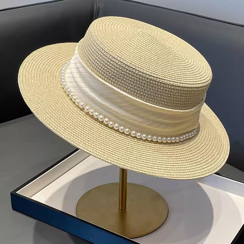 2025 New Style Hat Retro Flat  - Sun Hat Wide Brim recensione e prezzo