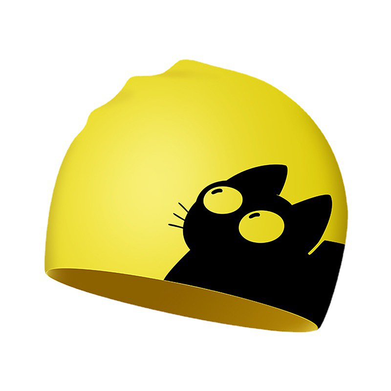 Cute Cat Swimming Cap For Long - Swim Hat Silicone recensione e prezzo