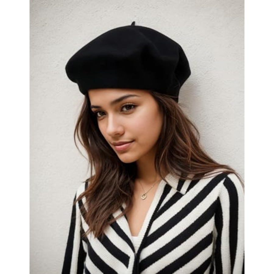 Women's ​​Beret Hats​​ - Frenc - Beret French Wool recensione e prezzo