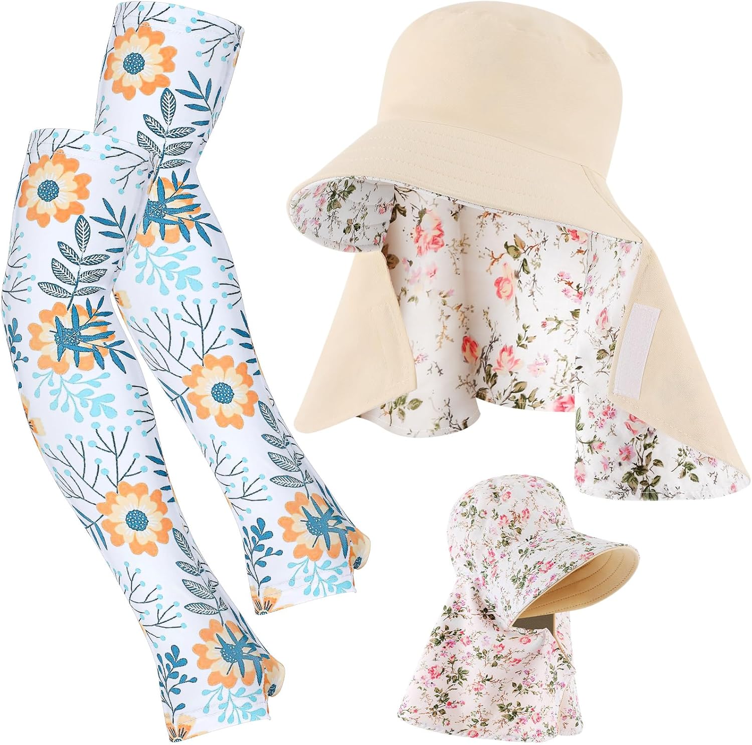 2 Pcs Floral Garden Hat for Wo - Sun Hat Wide Brim recensione e prezzo