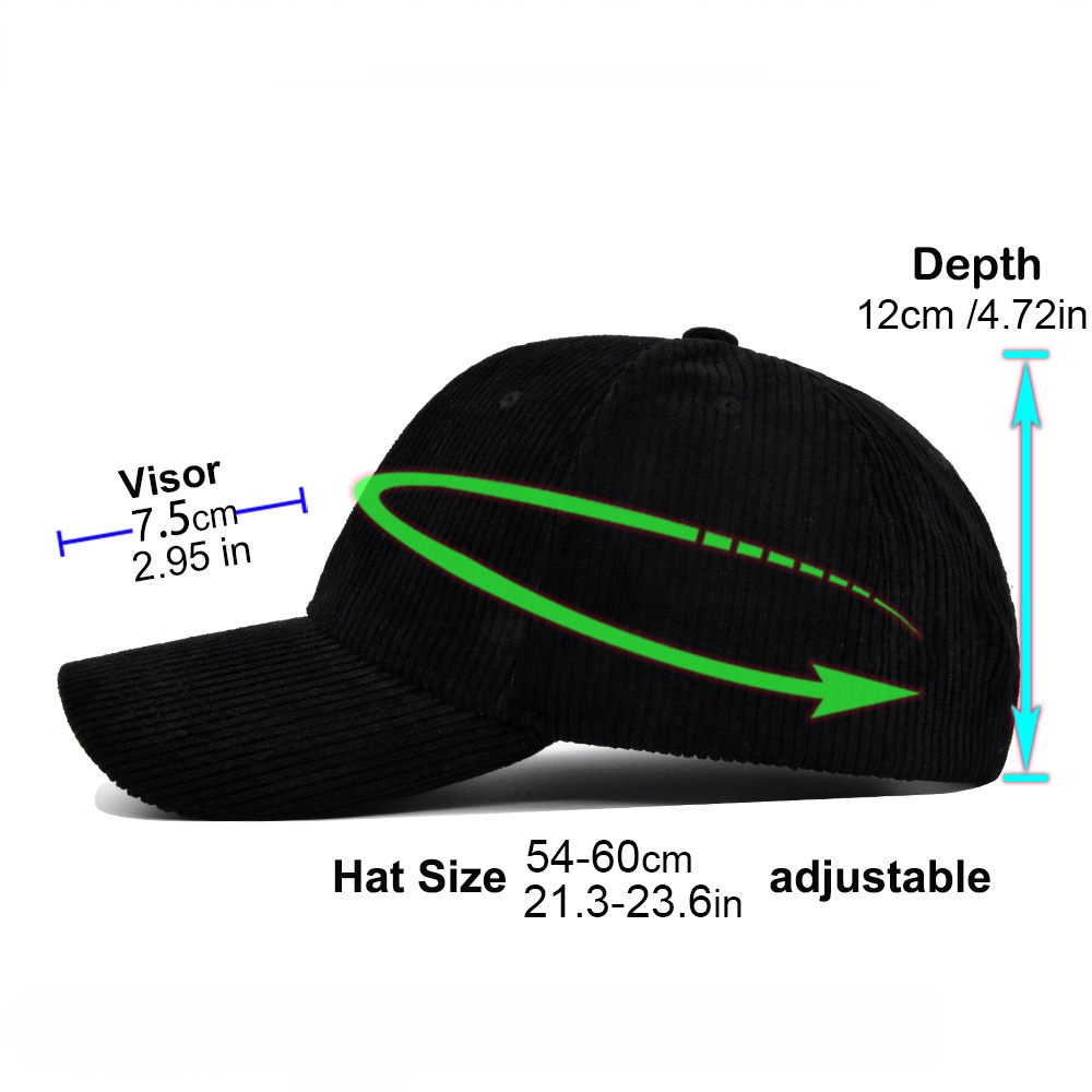 Corduroy Trucker Hat Unisex 5  - Corduroy Cap 5 Panel recensione e prezzo