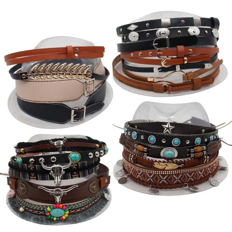 Retro Ethnic Style Belt, Headb - Cowboy Hat Straw recensione e prezzo