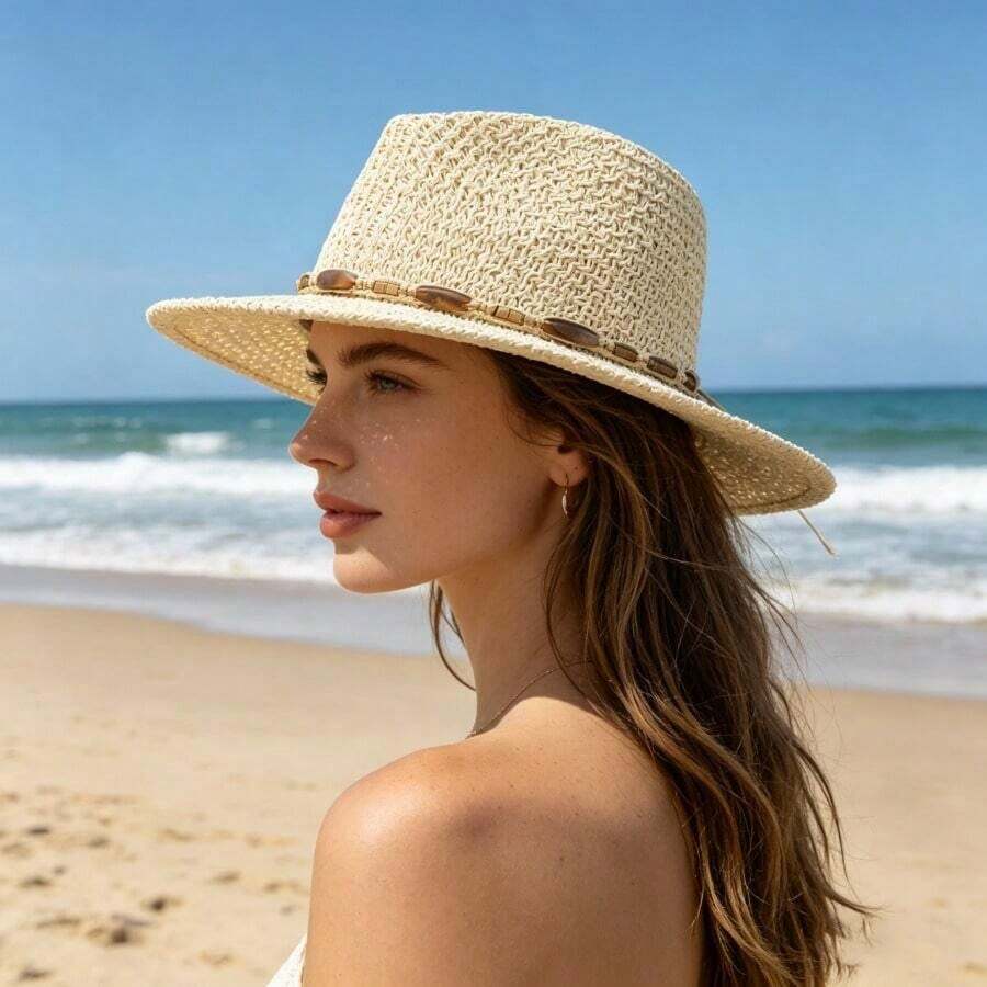 Wide Brim Straw Hat For Women  - Sun Hat Wide Brim recensione e prezzo