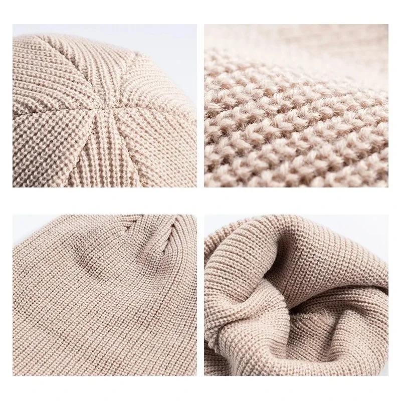 Winter Knitted Hat Warm Outdoo - Beanie Cuffed Knit recensione e prezzo