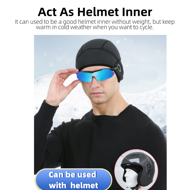 Winter Cycling Warm Cap MTB He - Skull Cap Helmet Liner recensione e prezzo