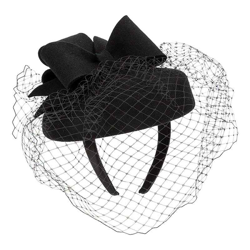 French Black Beret Fascinator  - Beret French Wool recensione e prezzo