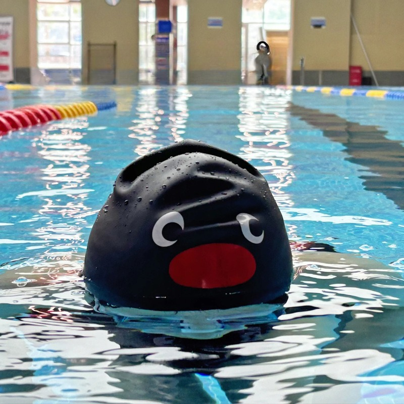 Funny Penguin Swim Cap for Adu - Swim Hat Silicone recensione e prezzo