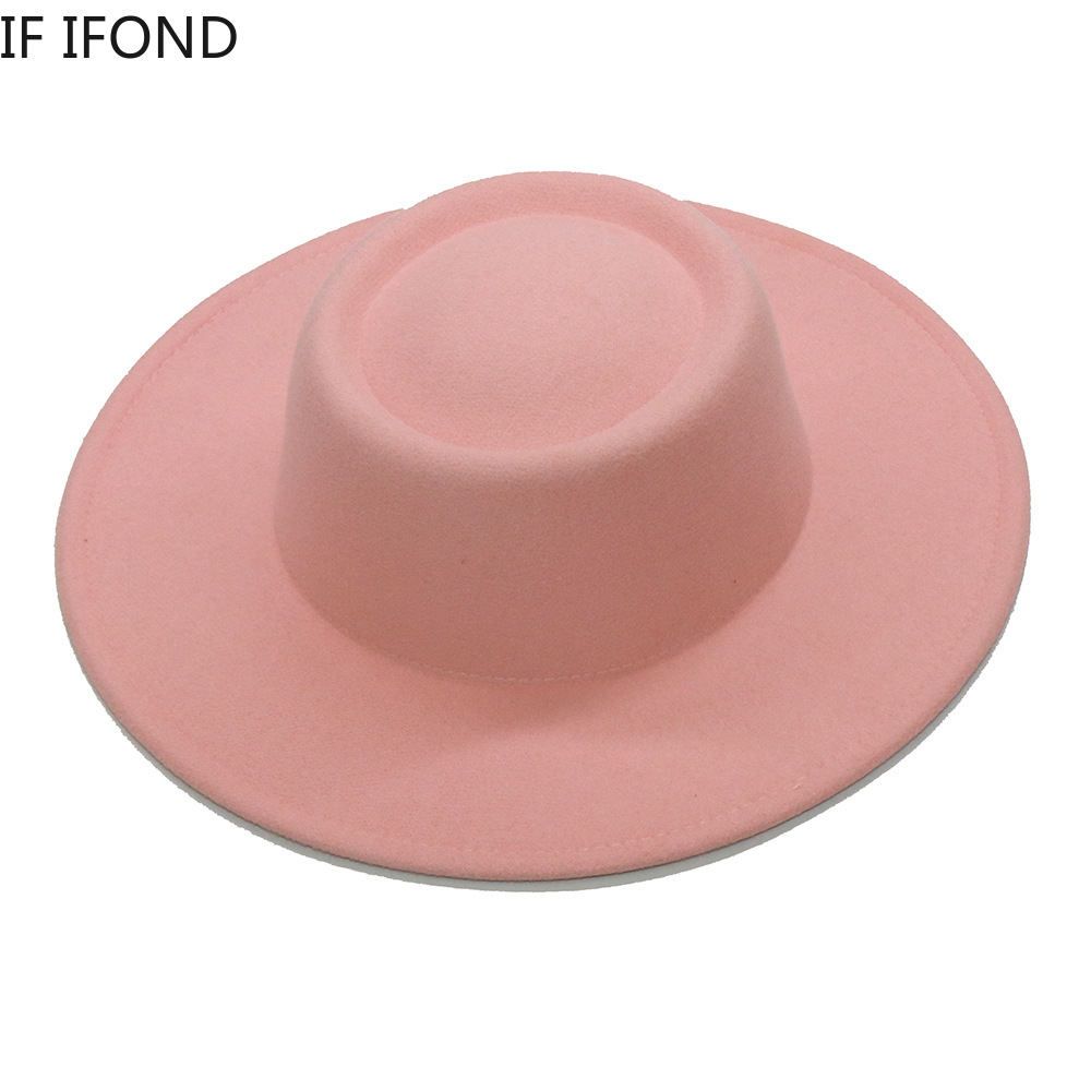 Fedora Hats Men Women 8.5CM Wi - Fedora Hat Wool recensione e prezzo