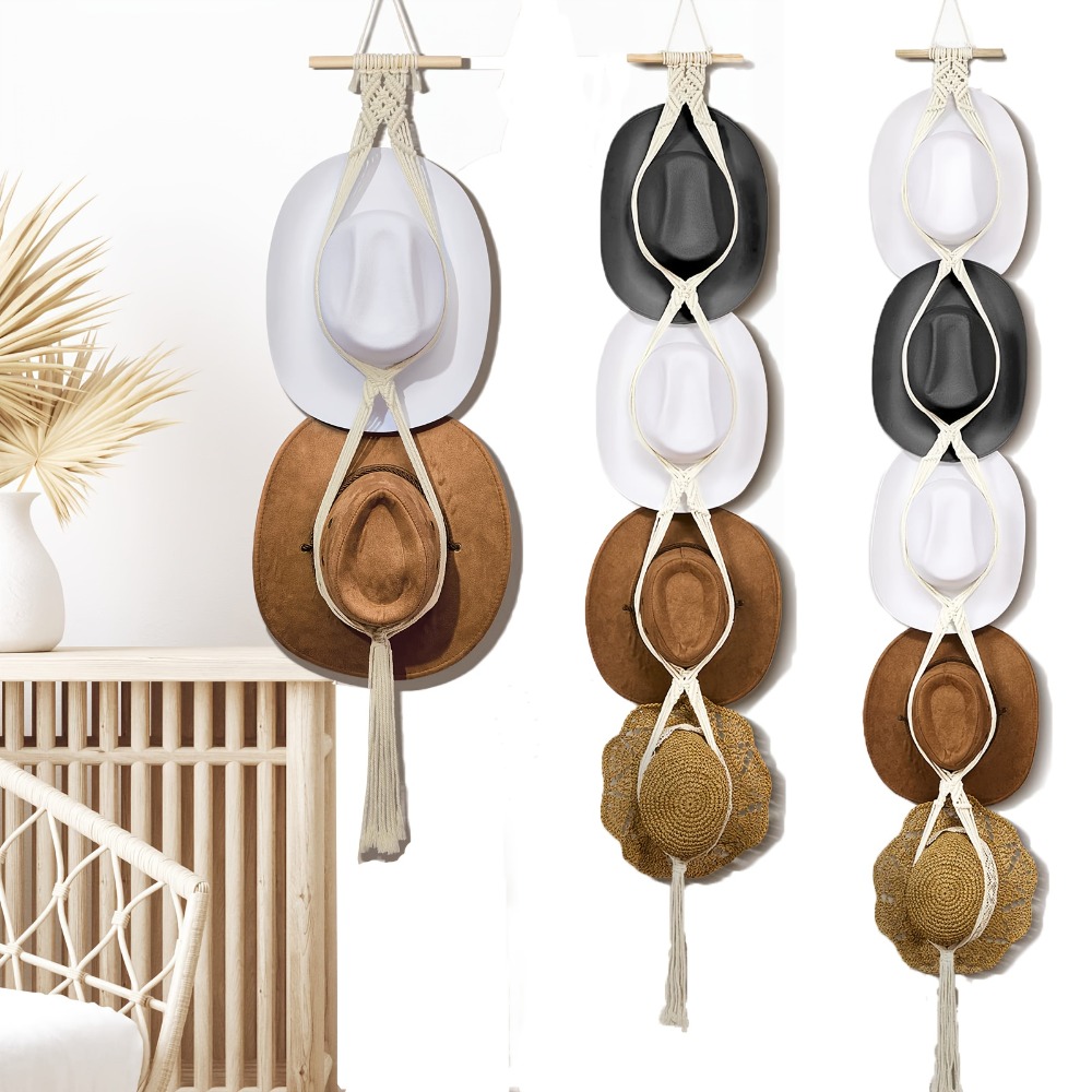 Bohemian Macrame Hat Hanger Ha - Sun Hat Wide Brim recensione e prezzo