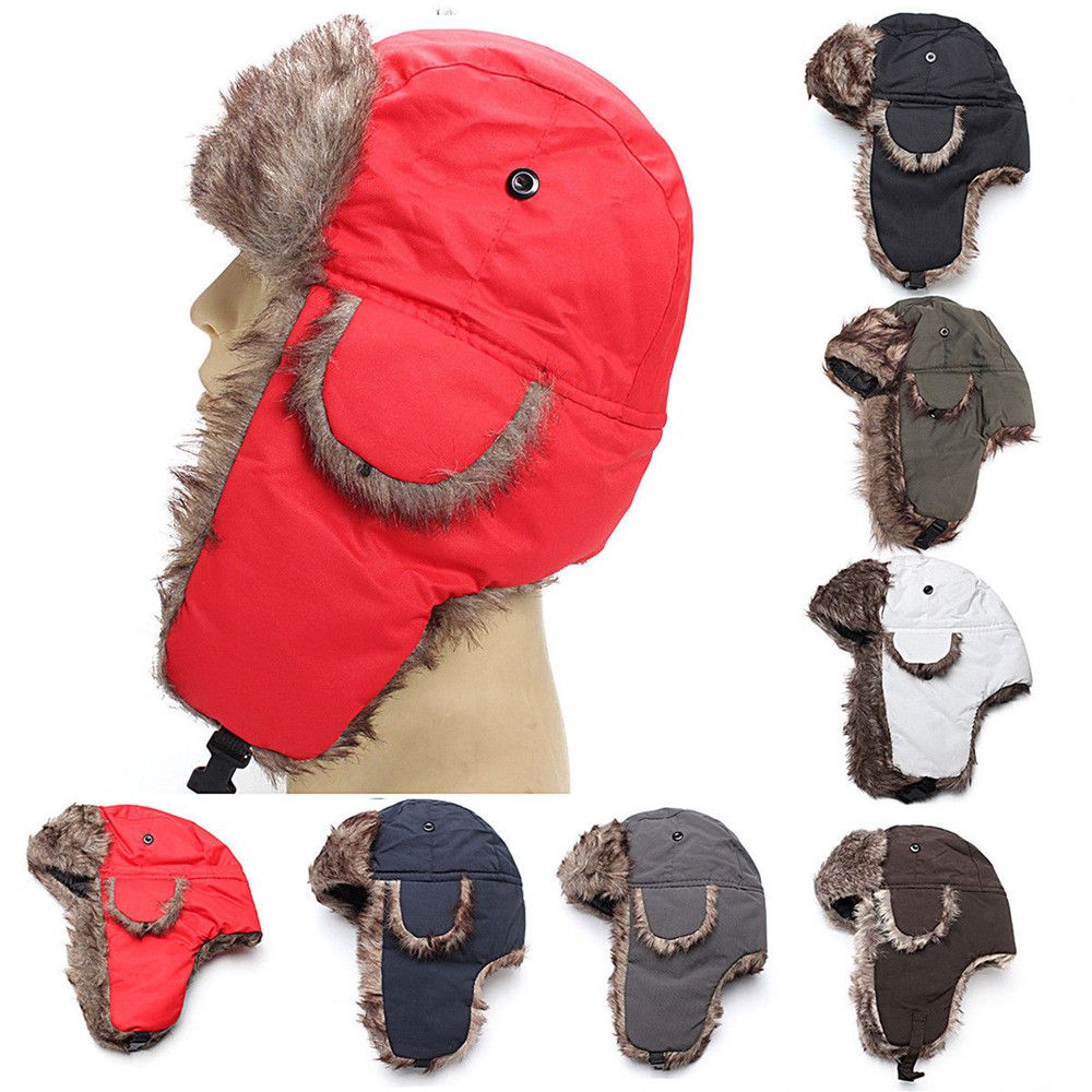 Warm Winter Fur Earflap Ski Ha - Trapper Hat Ear Flap recensione e prezzo