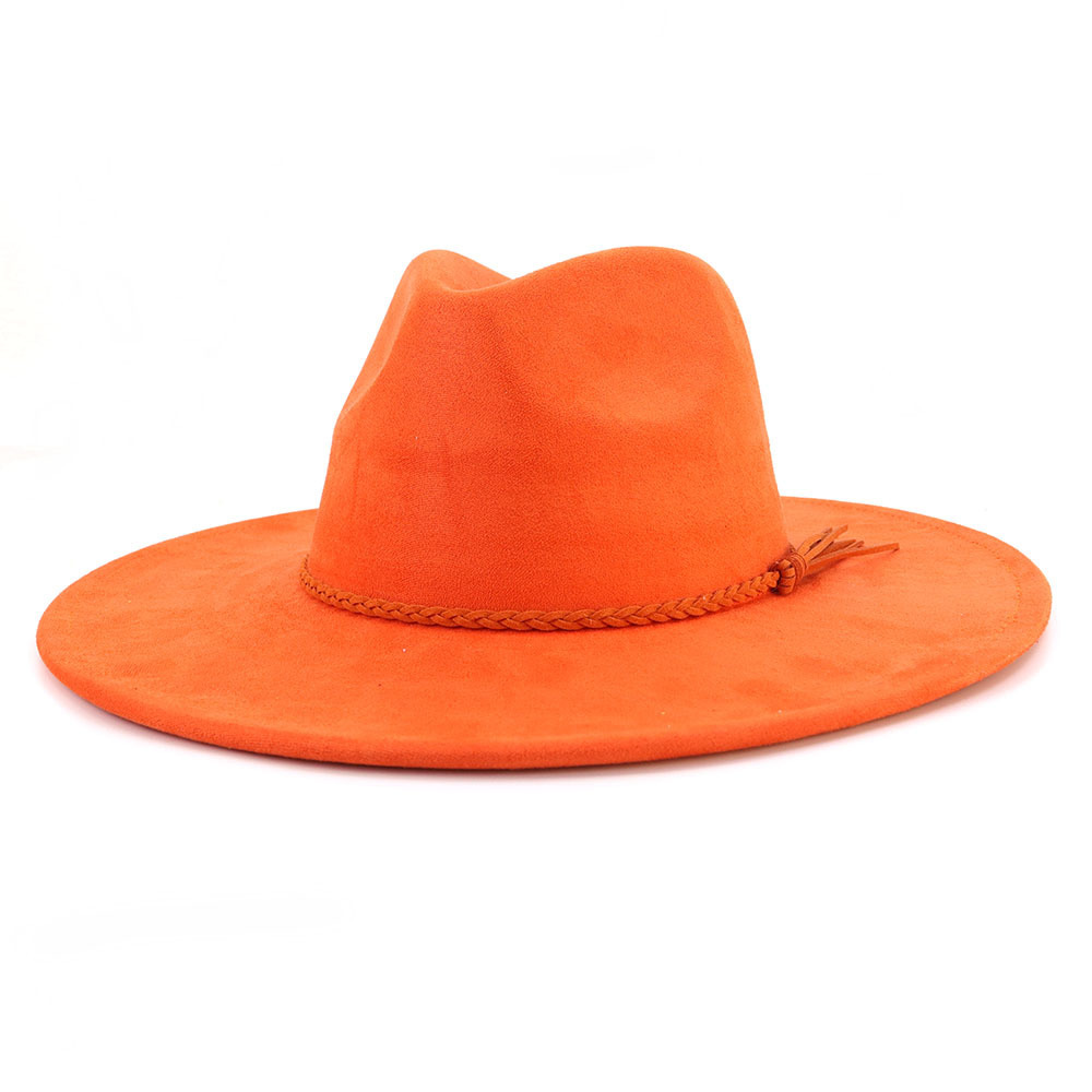Vegan Suede Hat Teardrop shape - Fedora Hat Wool recensione e prezzo
