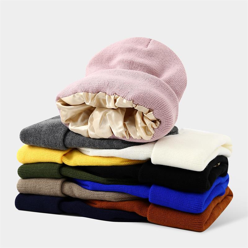 Unisex Satin Lined Anti Static - Beanie Cuffed Knit recensione e prezzo