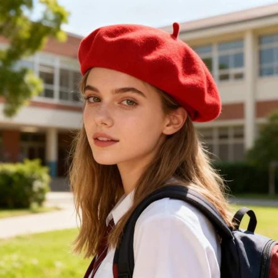 Women Beret Classic French Hat - Beret French Wool recensione e prezzo