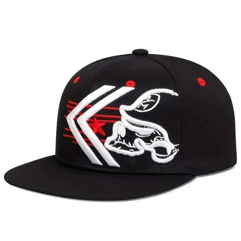 Unisex Skeleton Embroidery Bas - Snapback Hat Flat recensione e prezzo