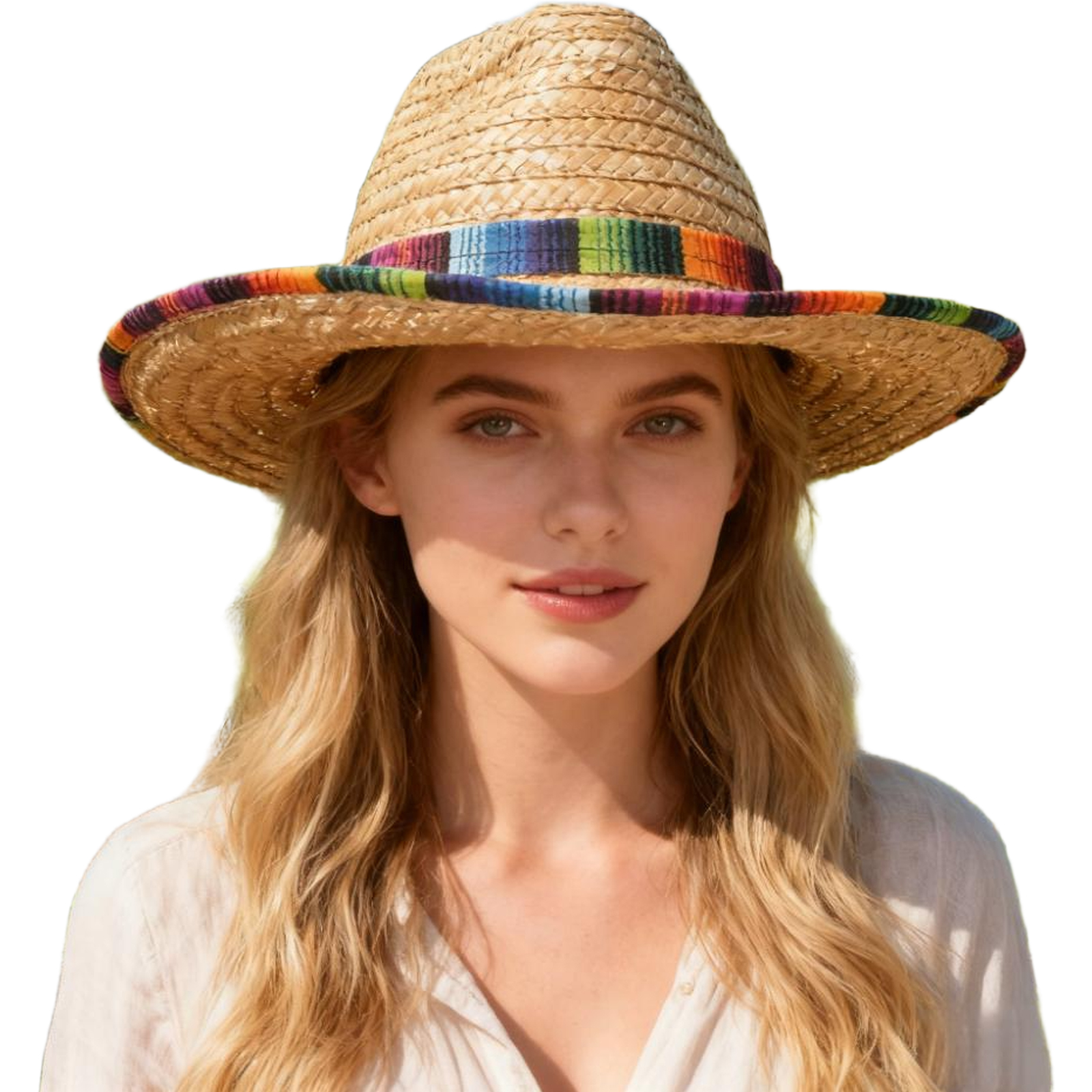 Mexican Straw Hat Carnival Wid - Sun Hat Wide Brim recensione e prezzo