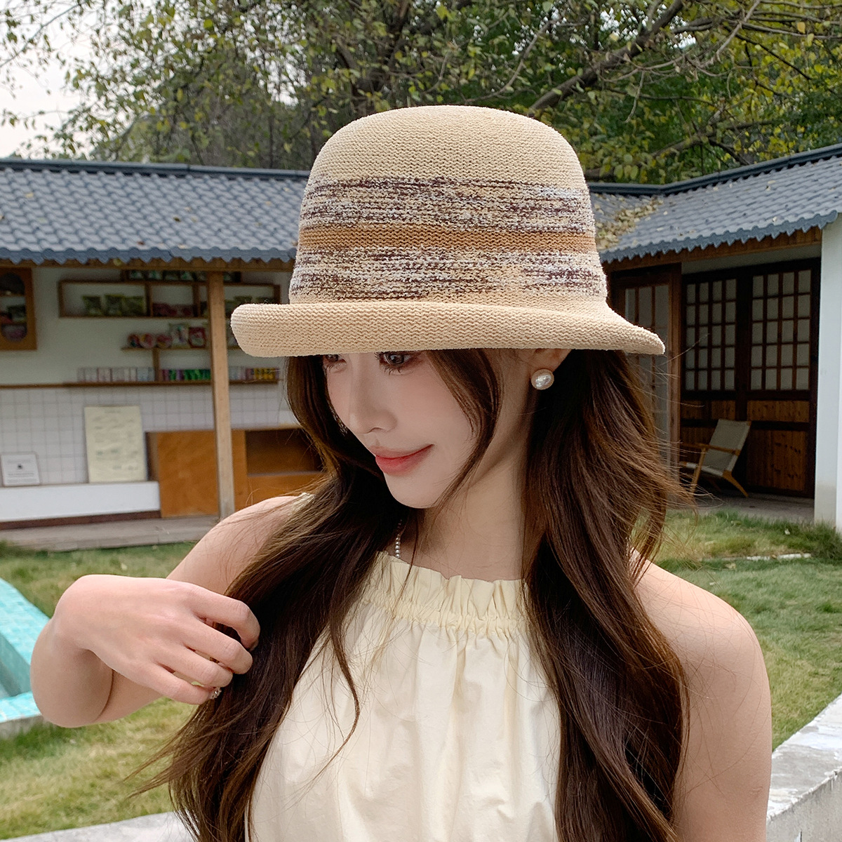 Straw  Fedora Hat  Bowler hat  - Fedora Hat Wool recensione e prezzo