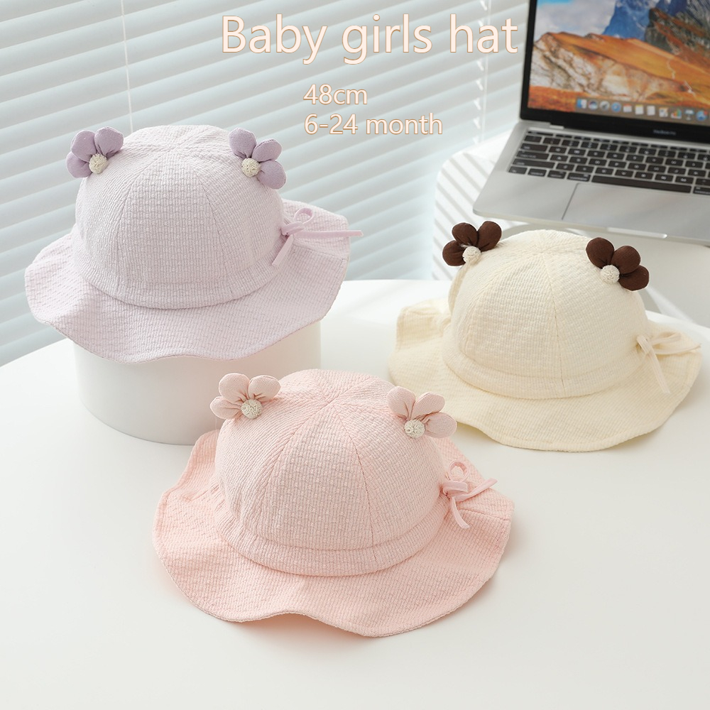 Baby Girls Sun Hat 48cm 6-24 M - Bucket Hat Cotton recensione e prezzo