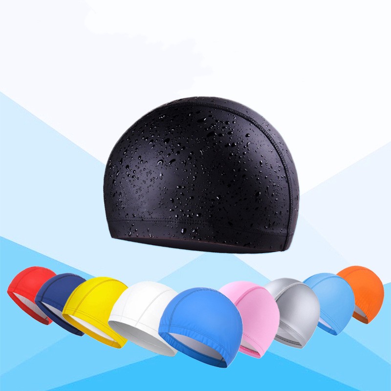 PU Coated Swimming Cap Unisex  - Swim Hat Silicone recensione e prezzo